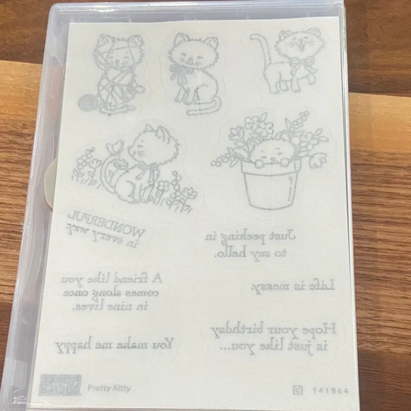 Stampin' Up! 3 different collections: Postcard pal,Bella &Friends, Pretty Kitty - Picture 7 of 8